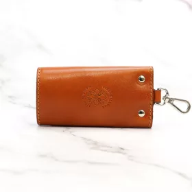   Florence ITK-01 konyak bőr unisex kulcstartó 9 x 6 x 1.5 cm