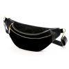 Luka 24-017-01 M fekete női bőr crossbody, övtáska 33 x 15 x 9 cm