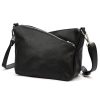 Luka 24-051 DOLLARO fekete női bőr válltáska, oldaltáska 32 x 22 x 14 cm