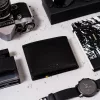 Peterson PTN 304RA fekete férfi bőr pénztárca 12 x 9 x 2.5 cm