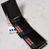 Peterson PTN 304RA fekete férfi bőr pénztárca 12 x 9 x 2.5 cm