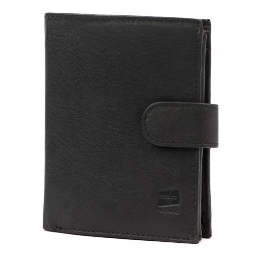 Nordee ADL06-N4L fekete férfi bőr pénztárca 10.5 x 12.8 x 2.5 cm