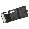 Nordee ADL06-N4L fekete férfi bőr pénztárca 10.5 x 12.8 x 2.5 cm