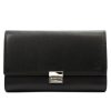 Nordee ADL07-02 fekete pincér, taxis bőr pénztárca, brifkó 19 x 12 x 4.5 cm