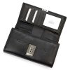 Nordee ADL07-02 fekete pincér, taxis bőr pénztárca, brifkó 19 x 12 x 4.5 cm