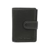 Peterson PTN G586-GKA fekete férfi bőr pénztárca 9 x 10 x 3 cm