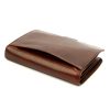 EL FORREST 712-28 barna férfi marhabőr pénztárca RFID 11 x 13 x 3 cm