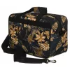 Rovicky R-TL15608 fekete levél mintás Wizz Air, Ryanair kabintáska, utazótáska 40 x 25 x 20 cm