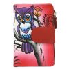 Cavaldi N18-SPW OWL piros női bőr pénztárca 10 x 14 x 3 cm