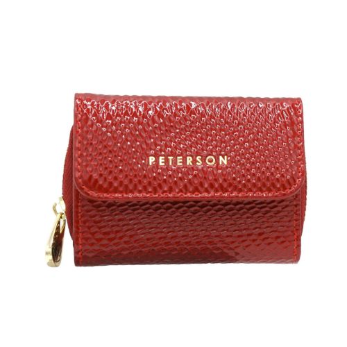 Peterson PTN 423229-DSL piros női bőr pénztárca 9 x 7 cm