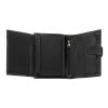 Luxury 278-9 RFID fekete férfi bőr pénztárca 9.5 x 12.8 x 2.5 cm
