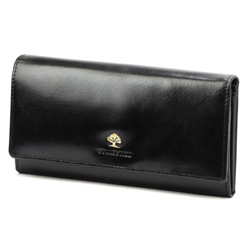 Luxury 77144 RFID fekete női bőr pénztárca 18.5 x 10 cm
