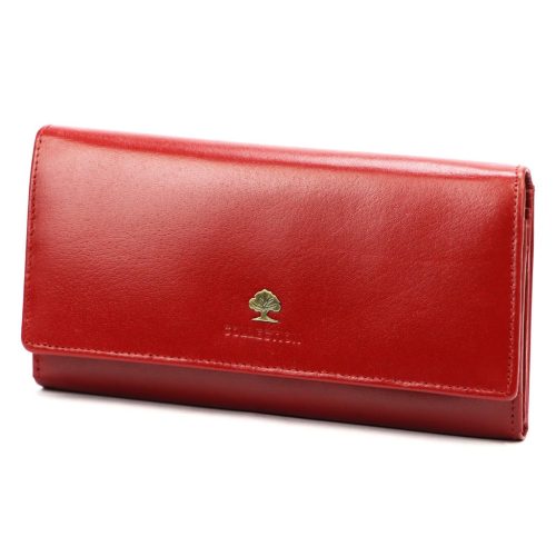 Luxury 77144 RFID piros női bőr pénztárca 18,5 × 10 cm