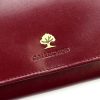 Luxury 77144 RFID piros női bőr pénztárca 18,5 × 10 cm