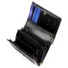 Luxury 74892 RFID fekete női bőr pénztárca 12 x 9 x 3.8 cm