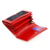 Luxury 74892 RFID piros női bőr pénztárca 12 x 9 x 3.8 cm