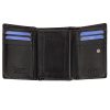 Luxury 77300-9 RFID fekete női bőr pénztárca 12.5 x 8.5 x 3.5 cm