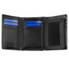 Luxury 77300-9 RFID fekete női bőr pénztárca 12.5 x 8.5 x 3.5 cm