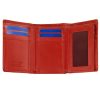 Luxury 77300-9 RFID piros női bőr pénztárca 12.5 x 8.5 x 3.5 cm
