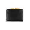 Luxury 71123 RFID fekete női bőr pénztárca 10.7 x 8 x 3 cm