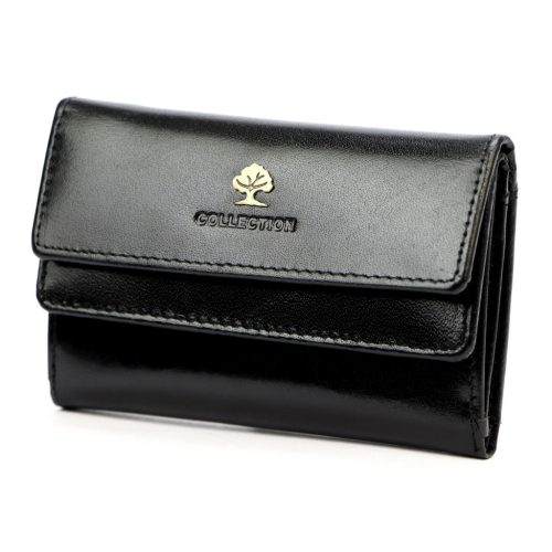 Luxury 77074 RFID fekete női bőr pénztárca 13 x 8.5 x 3.5 cm