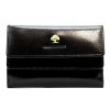Luxury 77074 RFID fekete női bőr pénztárca 13 x 8.5 x 3.5 cm