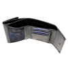 Luxury 77074 RFID fekete női bőr pénztárca 13 x 8.5 x 3.5 cm