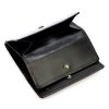 Luxury 77074 RFID fekete női bőr pénztárca 13 x 8.5 x 3.5 cm