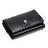 Luxury 77076 RFID fekete női bőr pénztárca 12.5 x 8.5 x 3.5 cm