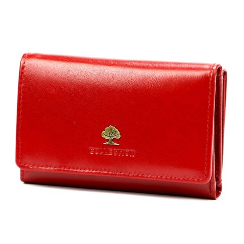 Luxury 77076 RFID piros női bőr pénztárca 12.5 x 8.5 x 3.5 cm