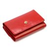 Luxury 77076 RFID piros női bőr pénztárca 12.5 x 8.5 x 3.5 cm