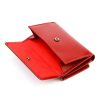 Luxury 77076 RFID piros női bőr pénztárca 12.5 x 8.5 x 3.5 cm