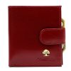 Luxury 71124 RFID bordó női bőr pénztárca 9.5 x 10 x 3 cm