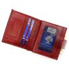 Luxury 71124 RFID bordó női bőr pénztárca 9.5 x 10 x 3 cm