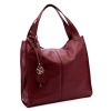 Gregorio 1725 bordó női bőr kézitáska 39 x 38 x 14 cm