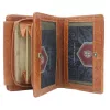Peterson PTN WD2-VLCN barna női bőr pénztárca 13 x 10 x 4 cm