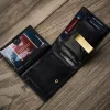 Peterson PTN N78-VT fekete férfi bőr pénztárca 11 x 8.5 x 2 cm