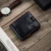Peterson PTN N78-VT fekete-piros férfi bőr pénztárca 11 x 8.5 x 2 cm