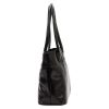 Florence 12 TAMP fekete női bőr válltáska, shopper 41 x 27 x 14 cm