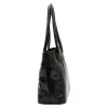 Florence 12 TAMP fekete női bőr válltáska, shopper 41 x 27 x 14 cm