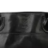 Florence 12 TAMP fekete női bőr válltáska, shopper 41 x 27 x 14 cm