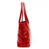 Florence 12 TAMP piros női bőr válltáska, shopper 41 x 27 x 14 cm