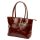Florence 12 TAMP barna női bőr válltáska, shopper 41 x 27 x 14 cm