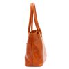 Florence 12 TAMP konyakbarna női bőr válltáska, shopper 41 x 27 x 14 cm