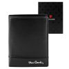 Pierre Cardin YS605 326 fekete férfi bőr pénztárca 10 x 13 x 3 cm 