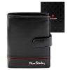 Pierre Cardin YS605 326A fekete-piros férfi bőr pénztárca 10.5 x 13 x 3 cm 