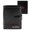 Pierre Cardin YS605 326A fekete-piros férfi bőr pénztárca 10.5 x 13 x 3 cm 