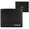 Pierre Cardin YS605 324 fekete-piros férfi bőr pénztárca 12 x 10 x 3 cm