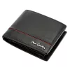 Pierre Cardin YS605 324 fekete-piros férfi bőr pénztárca 12 x 10 x 3 cm
