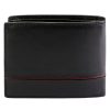 Pierre Cardin YS605 324 fekete-piros férfi bőr pénztárca 12 x 10 x 3 cm